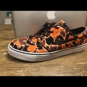 Nike Stefan Janoski camo Skateboard shoes 9.5 T101